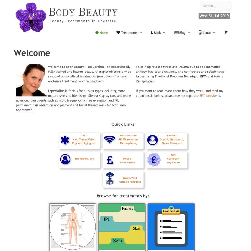 Body Beauty website