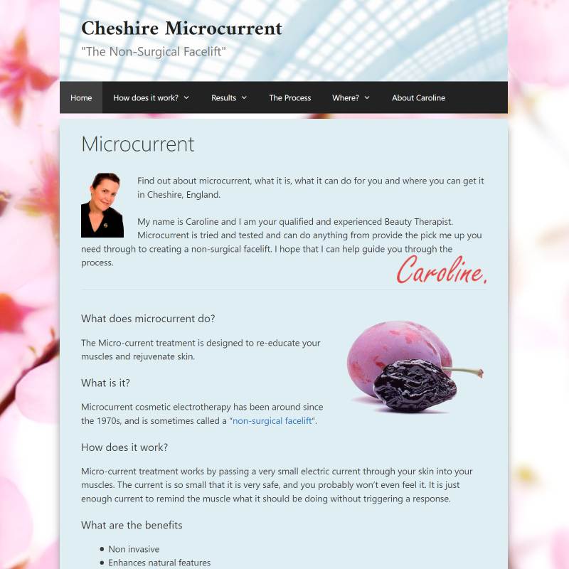 Cheshire Microcurrent website
