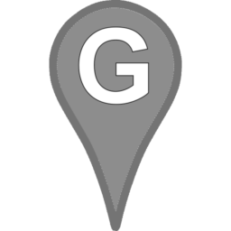 Google Map pin bw