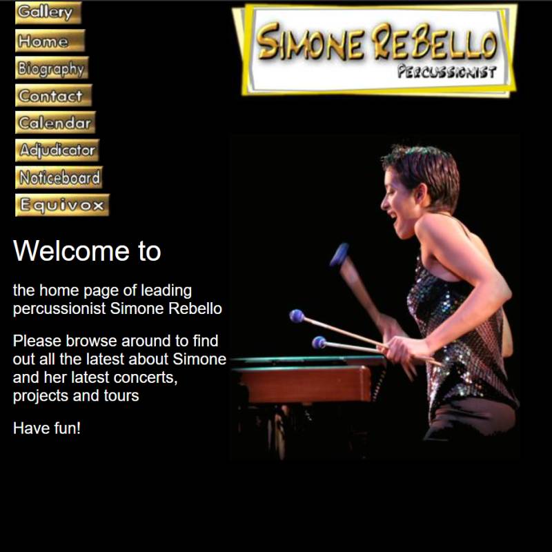 Simone Rebello website