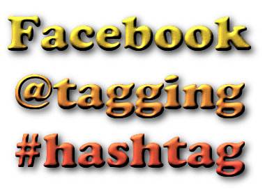 Facebook tagging hashtags