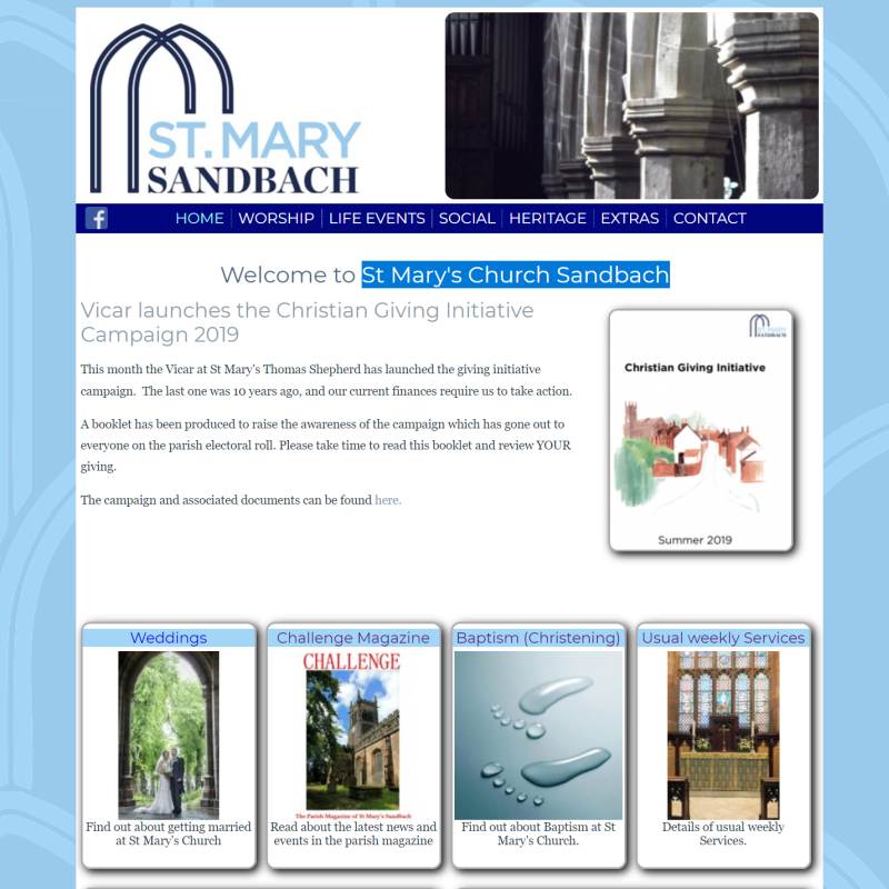 St Mary's Church Sandbach website