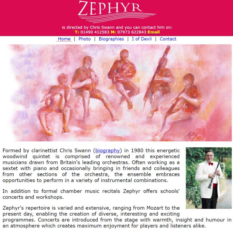 Zephyr Wind Ensemble website